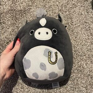 Gray Plush Horse Toy